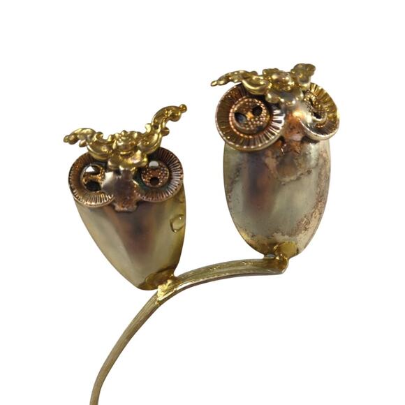 Vintage Raul Zuniga 1972 Handmade Owl Brutalist Spoon Sculpture Art - Picture 5 of 8